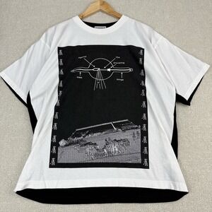 Cav Empt Isolator BIG T Shirt Mens M White Graphic CES26T18 Japan $150